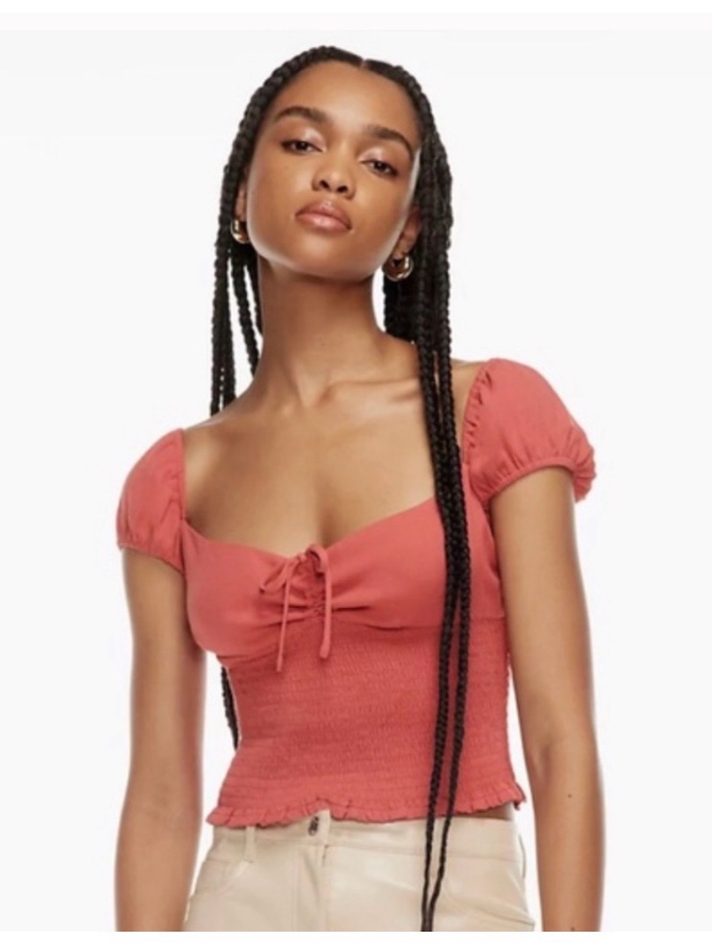 Wilfred Sojourn top L sienna red
